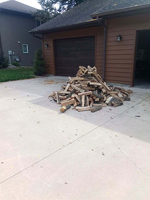 Firewood delivery